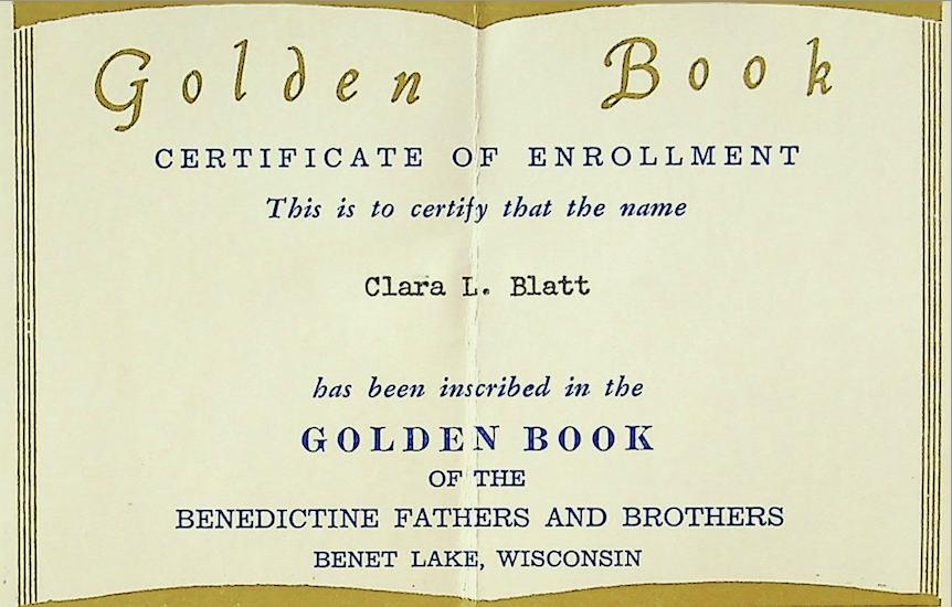 Golden Book of Enrollment